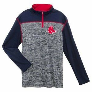 COPY - NWT Boston Red Sox Boys 12/14 Quarter Zip Pullover